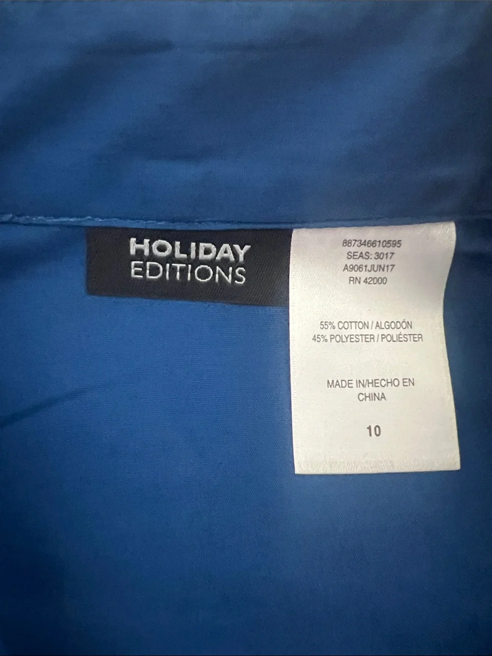 Holiday Editions Black Pinstripe Vest with Blue Shirt and Red Pocket Square
